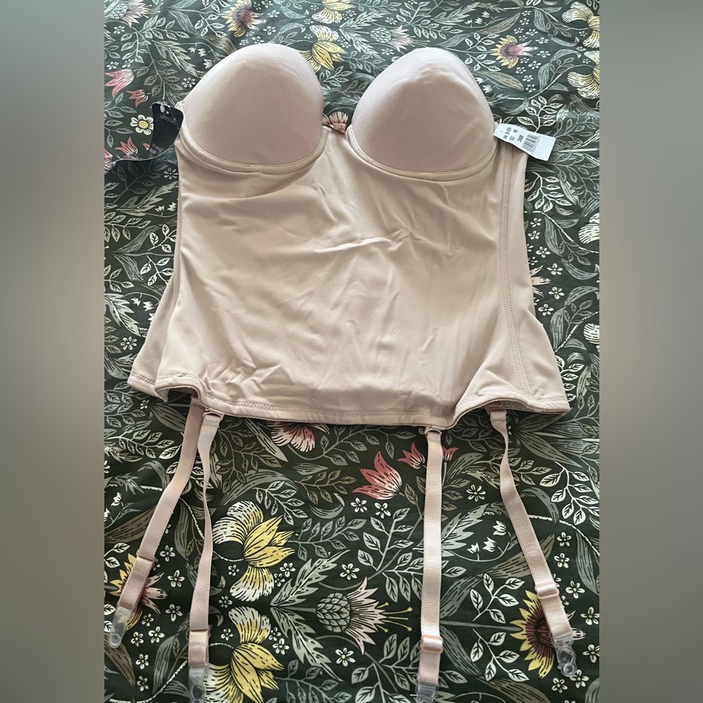Elegant Cream Bustier Top